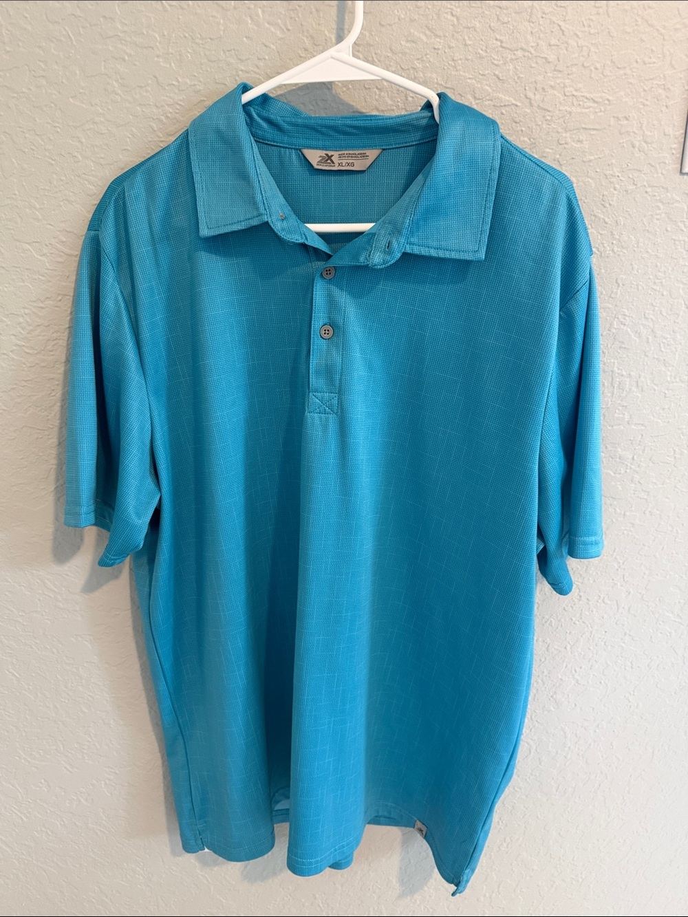 ZeroXposur Men's Teal Short-Sleeve Polo